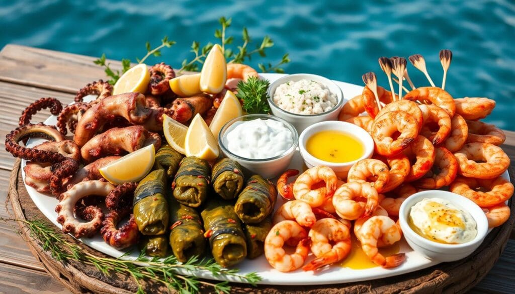 Seafood appetizers