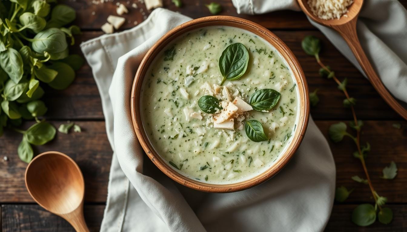 arborio spinach rice soup recipe