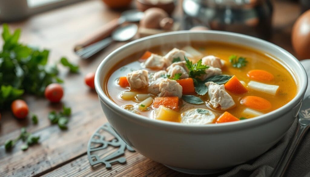 healthy chicken soup