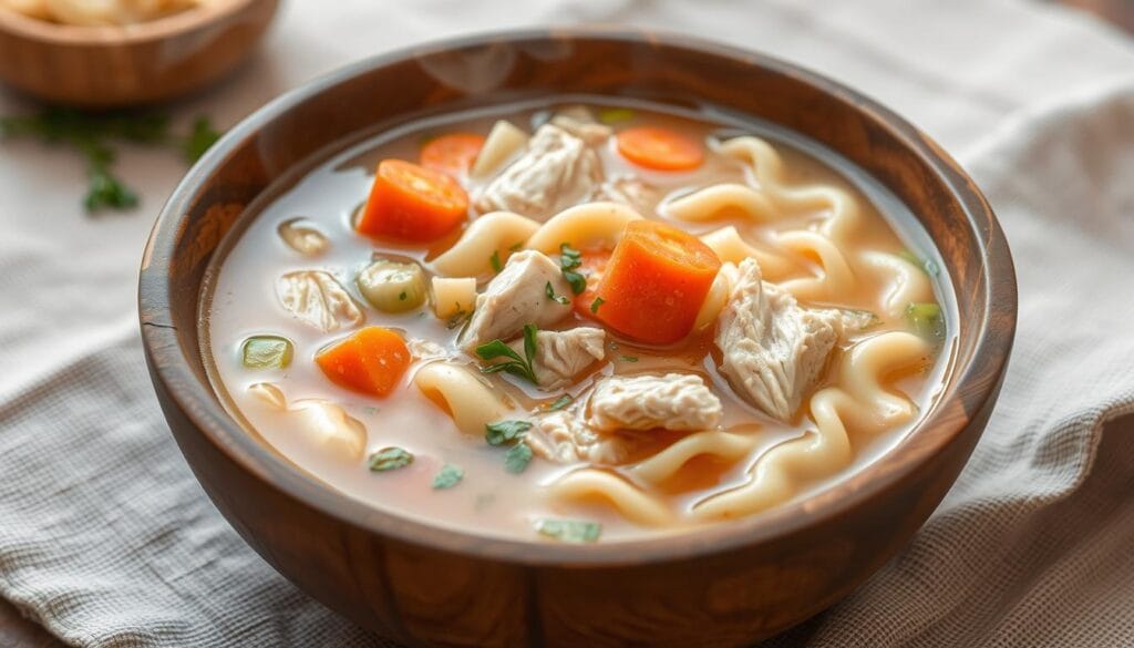 homemade chicken noodle soup