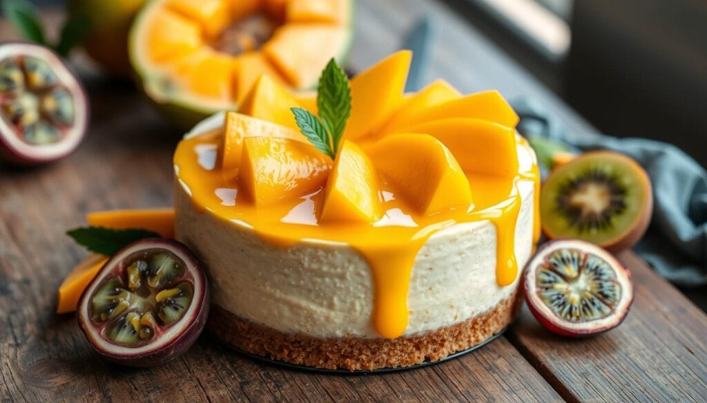 mango cheesecake