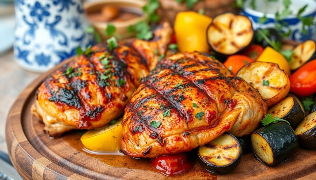 mediterranean-style dark meat chicken