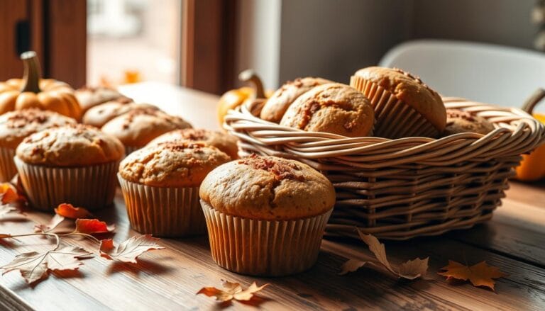 pumpkin banana muffins