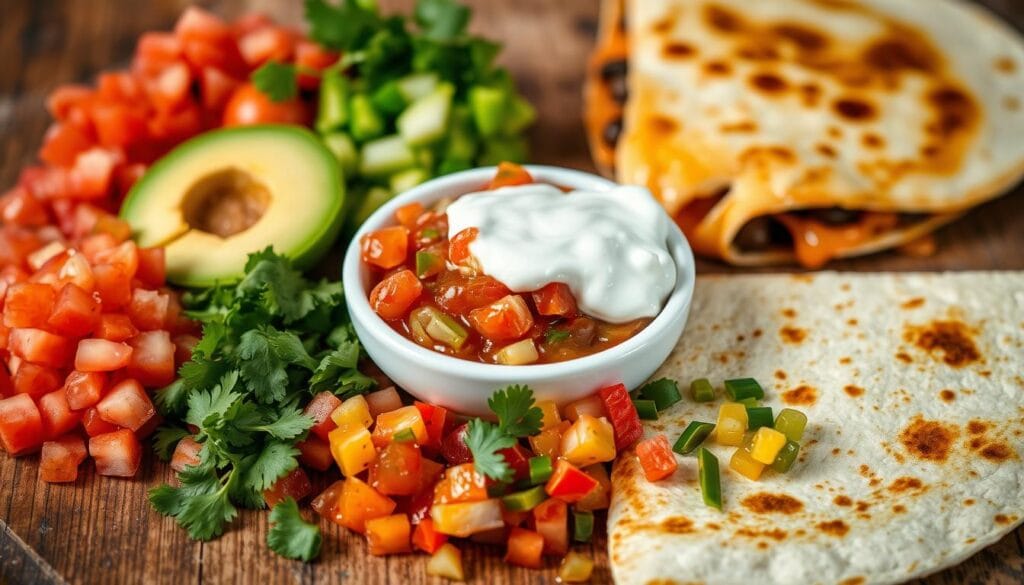 quesadilla toppings