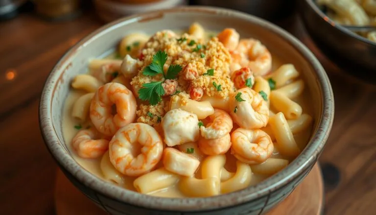 seafood mac and cheese recipe