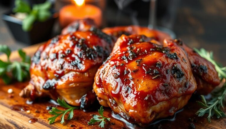 smoked chicken thighs recipe