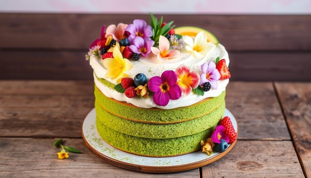 Customized Matcha Cake