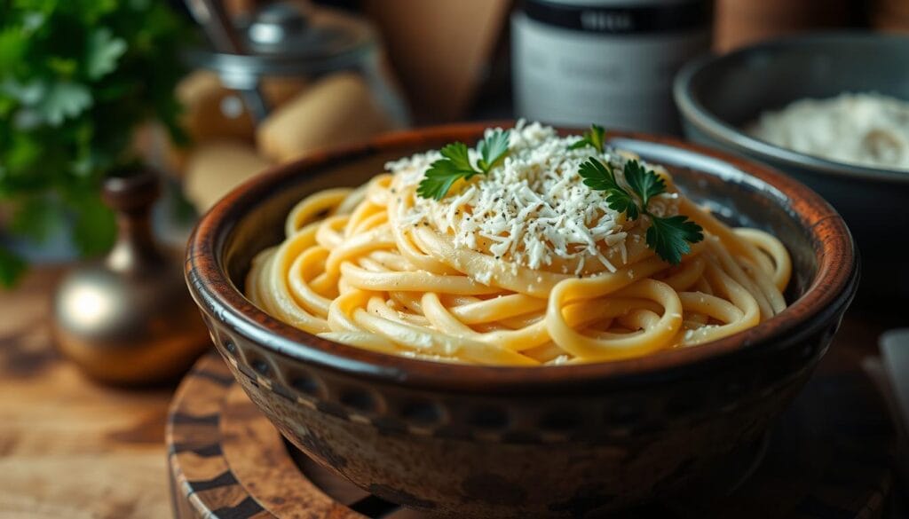 Fettuccine Alfredo 3 Cheeses