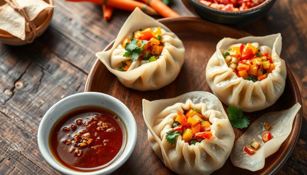 Soy-based dumplings and dairy-free dumplings