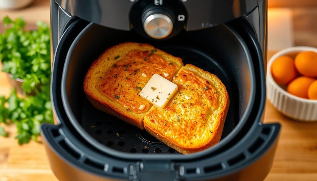 air fryer garlic bread