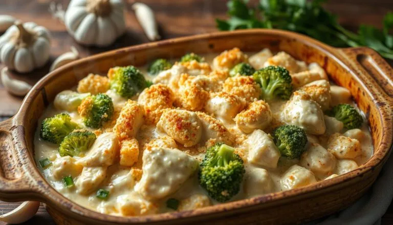 chicken broccoli alfredo bake