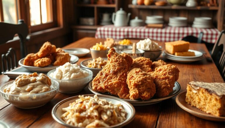 country fried chicken dinner norms