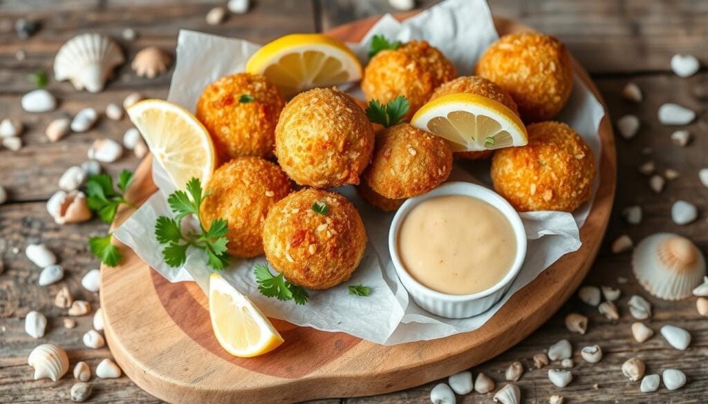 crab croquettes platter