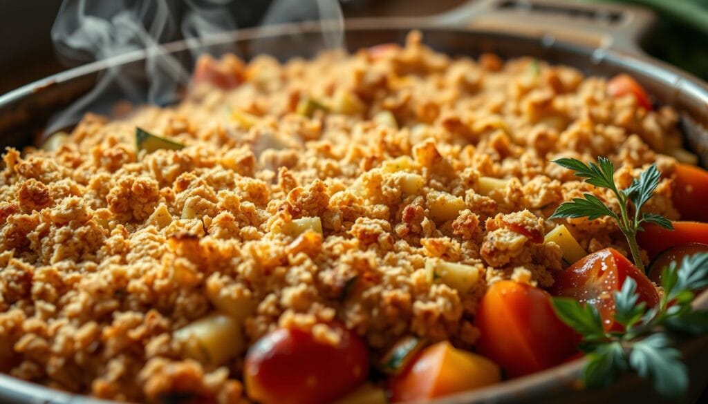 crispy casserole topping