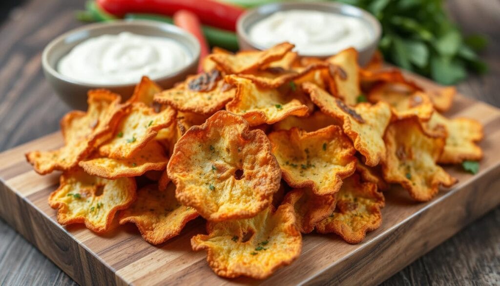 crunchy cheese chips