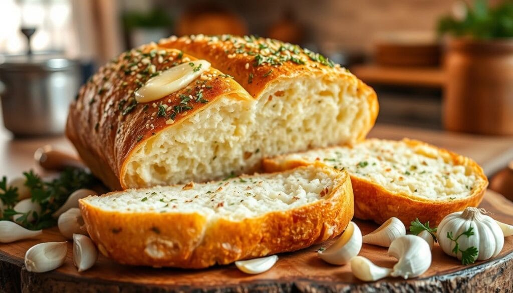 greek yogurt garlic bread