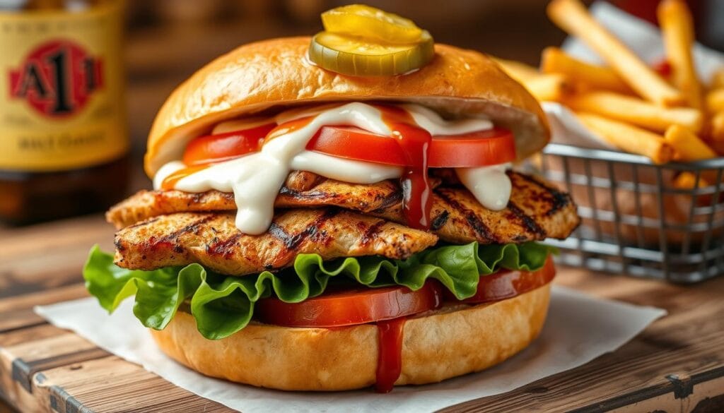 grilled chicken sandwich