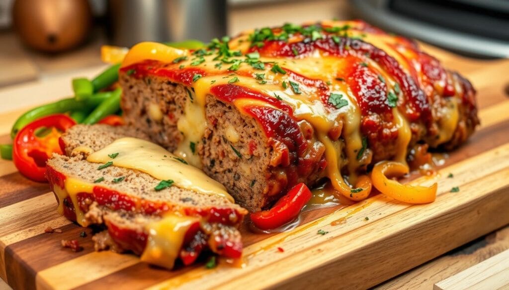 low-carb philly cheesesteak meatloaf