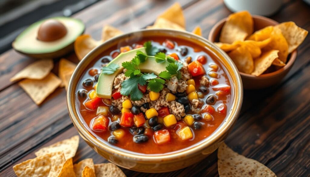 protein-packed taco soup