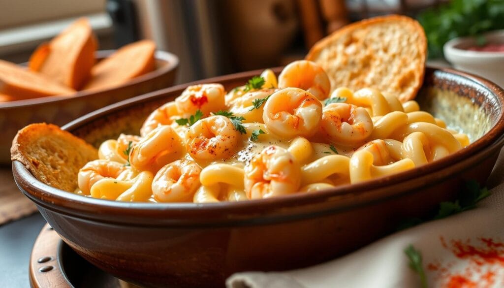 seafood mac and cheese