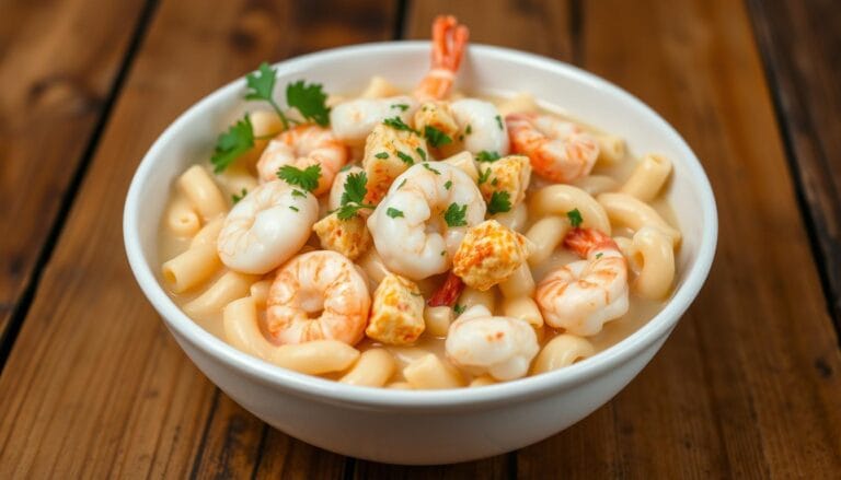 seafood macaroni and cheese