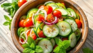 tiktok cucumber salad recipe