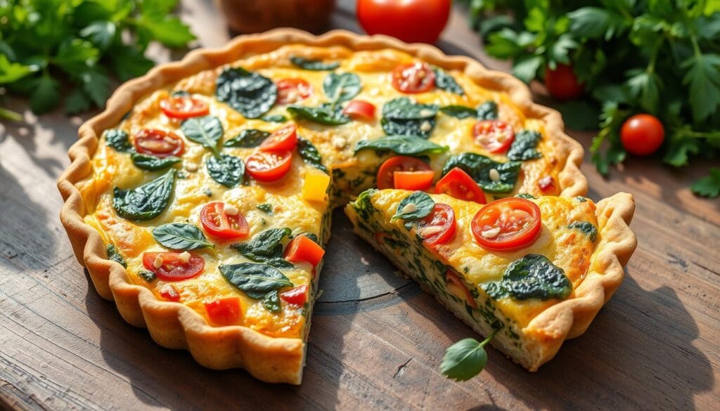 vegetarian quiche